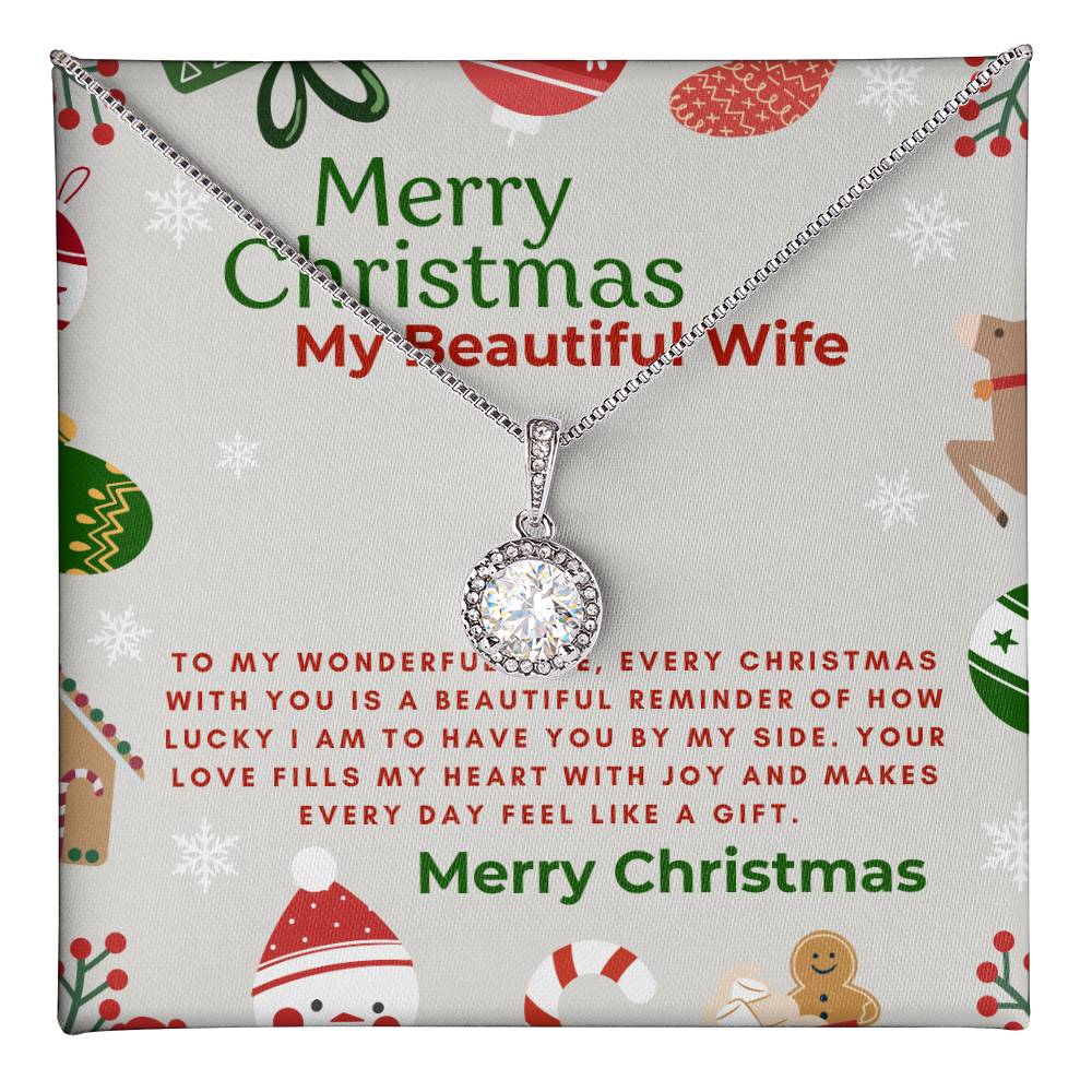 Christmas Gift for My Wife - Eternal Hope Necklace Sparkling with Love