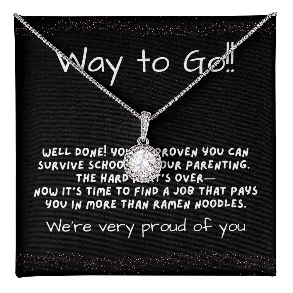 Eternal Hope Graduation Necklace from Mom and Dad