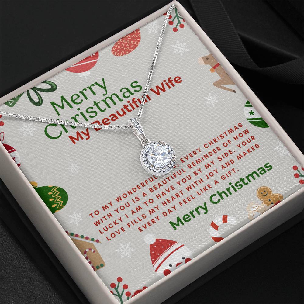 Christmas Gift for My Wife - Eternal Hope Necklace Sparkling with Love