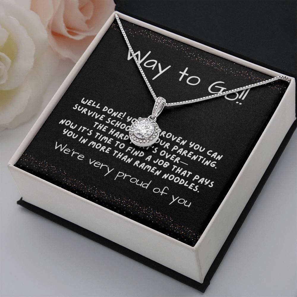 Eternal Hope Graduation Necklace from Mom and Dad