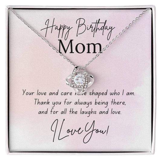 Beauiful Gift for Mom - Love Knot Birthday Necklace